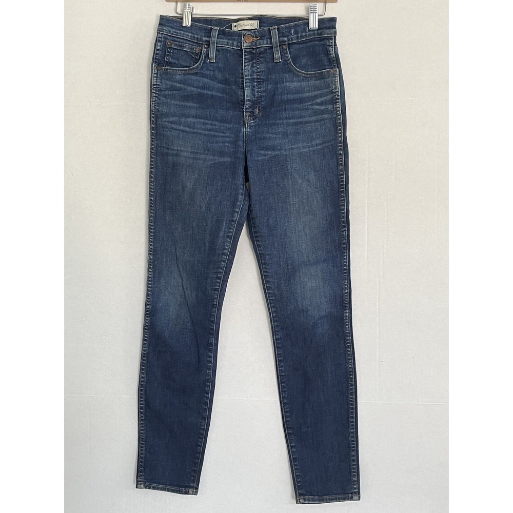Madewell 10" High Rise Skinny Denim Jeans Size 28 Blue‎ 5-Pocket